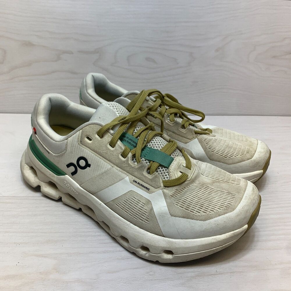 On Cloudrunner 2 Athletic Shoes Women's 9.5 White Mesh Low Top Walking Running